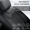 imageCoverado Front Leather Seat Covers for Ford F150 20152025 F250 F350 F450 20172025 Car SUV Pickup Truck Seat Protection BlackBlack