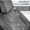 imageCoverado Front Leather Seat Covers for Ford F150 20152025 F250 F350 F450 20172025 Car SUV Pickup Truck Seat Protection BlackGray
