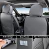 imageCoverado Front Leather Seat Covers for Ford F150 20152025 F250 F350 F450 20172025 Car SUV Pickup Truck Seat Protection BlackGray