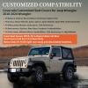 imageCoverado Seat Covers for Jeep Wrangler Waterproof Leather Car Front Seat Cover for Truck Pickup Full Coverage Car Seat Cushion Protector Custom Fit for 20132017 Jeep Wrangler 2Door4DoorBlackBlue