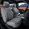 imageCoverado Seat Covers for Jeep Wrangler Waterproof Leather Car Front Seat Cover for Truck Pickup Full Coverage Car Seat Cushion Protector Custom Fit for 20132017 Jeep Wrangler 2Door4DoorBlackGray