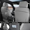 imageCoverado Tundra Seat Covers Front Car Seat Covers Fit for Toyota Tundra 20142021 Faux Leather Seat Cover Protector for Truck Automotive Seat Covers Car Interior AccessoriesBlackampampRedGray