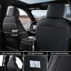 imageCoverado Tundra Seat Covers Front Car Seat Covers Fit for Toyota Tundra 20142021 Faux Leather Seat Cover Protector for Truck Automotive Seat Covers Car Interior AccessoriesBlackampampRedBlack