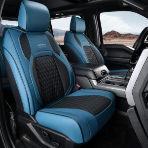 imageCoverado Tundra Seat Covers Front Car Seat Covers Fit for Toyota Tundra 20142021 Faux Leather Seat Cover Protector for Truck Automotive Seat Covers Car Interior AccessoriesBlackampampRedBlue