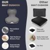 imageCoverado Seat Cushion and Lumbar Support Pillow One Piece for Car Office Chair Ergonomic Memory Foam Desk Chair Cushion Back Support Pillow Sciatica ampamp Back ampamp Tailbone Pain Relief CushionGray1 Seat Cushion Lumbar Supportgray1