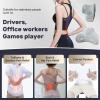 imageCoverado Seat Cushion and Lumbar Support Pillow One Piece for Car Office Chair Ergonomic Memory Foam Desk Chair Cushion Back Support Pillow Sciatica ampamp Back ampamp Tailbone Pain Relief CushionGrayGray
