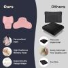 imageCoverado Seat Cushion and Lumbar Support Pillow One Piece for Car Office Chair Ergonomic Memory Foam Desk Chair Cushion Back Support Pillow Sciatica ampamp Back ampamp Tailbone Pain Relief CushionGrayLumbar Support  Headrestpink