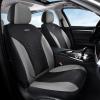 imageCoverado Automotive Seat Covers Full Set Luxury Car Seat Covers Leather Seat Covers Mesh Design Pink Driver Seat Protectors Universal Fit for SUVs Trucks SedansGrayBlack
