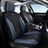 imageCoverado Automotive Seat Covers Full Set Luxury Car Seat Covers Leather Seat Covers Mesh Design Pink Driver Seat Protectors Universal Fit for SUVs Trucks SedansBuleBlack