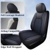 imageCoverado Tundra Seat Covers Back Leather Car Seat Covers for Trucks Automotive Seat Covers Protector Custom Fit 20072021 Toyota TundraRear Seat CoverBlueBlue