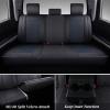 imageCoverado Tundra Seat Covers Back Leather Car Seat Covers for Trucks Automotive Seat Covers Protector Custom Fit 20072021 Toyota TundraRear Seat CoverBlueBlue