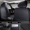 imageCoverado Tundra Seat Covers Back Leather Car Seat Covers for Trucks Automotive Seat Covers Protector Custom Fit 20072021 Toyota TundraRear Seat CoverBlueRed