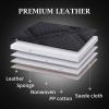 imageCoverado Tundra Seat Covers Back Leather Car Seat Covers for Trucks Automotive Seat Covers Protector Custom Fit 20072021 Toyota TundraRear Seat CoverBlueBlack