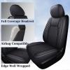 imageCoverado Tundra Seat Covers Back Leather Car Seat Covers for Trucks Automotive Seat Covers Protector Custom Fit 20072021 Toyota TundraRear Seat CoverBlueBlue