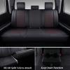 imageCoverado Tundra Seat Covers Back Leather Car Seat Covers for Trucks Automotive Seat Covers Protector Custom Fit 20072021 Toyota TundraRear Seat CoverBlueRed
