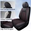 imageCoverado Tundra Seat Covers Back Leather Car Seat Covers for Trucks Automotive Seat Covers Protector Custom Fit 20072021 Toyota TundraRear Seat CoverBlueRed