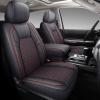 imageCoverado Tundra Seat Covers Back Leather Car Seat Covers for Trucks Automotive Seat Covers Protector Custom Fit 20072021 Toyota TundraRear Seat CoverBlueRed
