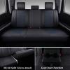 imageCoverado Tundra Seat Covers Back Leather Car Seat Covers for Trucks Automotive Seat Covers Protector Custom Fit 20072021 Toyota TundraRear Seat CoverBlueBlue