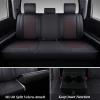 imageCoverado Tundra Seat Covers Back Leather Car Seat Covers for Trucks Automotive Seat Covers Protector Custom Fit 20072021 Toyota TundraRear Seat CoverBlueRed