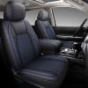 imageCoverado Tundra Seat Covers Back Leather Car Seat Covers for Trucks Automotive Seat Covers Protector Custom Fit 20072021 Toyota TundraRear Seat CoverBlueBlue