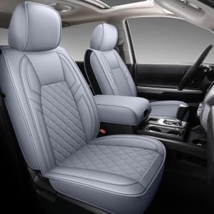 imageCoverado Tundra Seat Covers Back Leather Car Seat Covers for Trucks Automotive Seat Covers Protector Custom Fit 20072021 Toyota TundraRear Seat CoverBlueGray