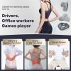imageCoverado Seat Cushion and Lumbar Support Pillow One Piece for Car Office Chair Ergonomic Memory Foam Desk Chair Cushion Back Support Pillow Sciatica ampamp Back ampamp Tailbone Pain Relief CushionBlackSeat Cushion 3in1gray