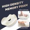 imageCoverado Seat Cushion and Lumbar Support Pillow One Piece for Car Office Chair Ergonomic Memory Foam Desk Chair Cushion Back Support Pillow Sciatica ampamp Back ampamp Tailbone Pain Relief CushionBlackSeat Cushionbeige
