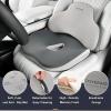 imageCoverado Seat Cushion and Lumbar Support Pillow One Piece for Car Office Chair Ergonomic Memory Foam Desk Chair Cushion Back Support Pillow Sciatica ampamp Back ampamp Tailbone Pain Relief CushionBlackSeat Cushion  Lumbar Supportgray