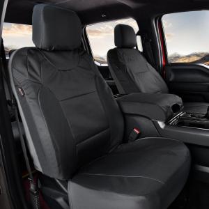 imageCoverado Rear Bench Car Seat Covers Waterproof Oxford Back Seat Cover for Car Seat Protector for Kids ampamp Dogs Compatible with 20152025 Ford F150 ampamp 20172025 Ford F250 F350 F450 BlackBlack