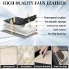 imageCoverado Car Seat Covers Full Set Faux Leather Seat Covers for Car Waterproof Car Seat Protectors 5 Seats Automotive Seat Covers Universal Fit for Most Cars SUV Trucks BlackampampWhiteABlackWhite
