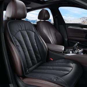 imageCoverado Car Seat Covers Front Seat Luxury Faux Leather Seat Cover for Cars Driver Car Seat Protector Waterproof Front Seat Cushion Winter Seat Cover Universal Fit Most Cars1PCS BlackBlackLeather