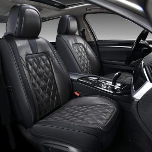 imageCoverado Car Seat Covers Full Set Faux Leather Seat Covers for Car Waterproof Car Seat Protectors 5 Seats Automotive Seat Covers Universal Fit for Most Cars SUV Trucks BlackampampWhiteBright Black