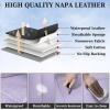 imageCoverado Car Seat Covers Beige Backseat Cover for Dogs Car Seat Protector for Back Seat Car Seat Cushion Nappa Leather 3Pieces Waterproof Seat Covers Carseat Cover Universal Fit for Most CarsPurple