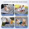imageCoverado SUV Air Mattress with Wireless Builtin Pump ampamp Pillows Durable Thickened 300D Oxford Fabric Car Air Bed for Camping Quick Easy SetUp Universal Air Mattress for SUVs MinivansGrey Doublesided Oxford 