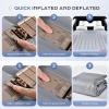 imageCoverado SUV Air Mattress with Wireless Builtin Pump ampamp Pillows Durable Thickened 300D Oxford Fabric Car Air Bed for Camping Quick Easy SetUp Universal Air Mattress for SUVs MinivansGrey Doublesided Oxford 