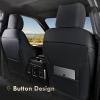 imageCoverado Leather Seat Covers Full Set Fit for Ford F150 F250 F350 F450 Waterproof Ford F150 Truck Seat Covers Fit for 20152025 F150 and 20172025 F250 F350 F450 BlackBlack