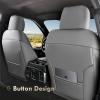 imageCoverado Leather Seat Covers Full Set Fit for Ford F150 F250 F350 F450 Waterproof Ford F150 Truck Seat Covers Fit for 20152025 F150 and 20172025 F250 F350 F450 BlackGray