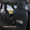 imageCoverado Leather Seat Covers Full Set Fit for Ford F150 F250 F350 F450 Waterproof Ford F150 Truck Seat Covers Fit for 20152025 F150 and 20172025 F250 F350 F450 BlackBlueline