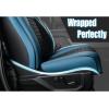 imageCoverado Full Set Waterproof Faux Leather Seat Covers for 20152025 Ford F150 SuperCrew ampamp 20172025 F250 F350 F450 Crew Cab Fits XLXLTLariatKing Ranch Truck Interior Accessories  Blue
