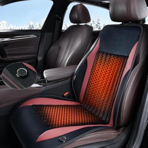 imageCoverado Front Seat Covers Full Back and Seat Cushion for Driver or Passenger Soft Velour ampamp Leather Car Seat Cushion Winter Car Seat Protector Universal Fit for Most Cars Suvs TrucksBlackRedSoft VelourLeather