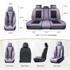 imageCoverado Car Seat Covers Front Covers for Cars Car Seat Cover Front Seats Automotive Seat Cover Waterproof Leather Car Seat Cushion Universal Interior Covers Seat Protectors for Most CarsPurpleBlack