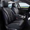 imageCoverado Car Seat Covers Front Covers for Cars Car Seat Cover Front Seats Automotive Seat Cover Waterproof Leather Car Seat Cushion Universal Interior Covers Seat Protectors for Most CarsBlackGray