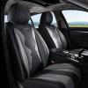 imageCoverado Car Seat Covers Front Covers for Cars Car Seat Cover Front Seats Automotive Seat Cover Waterproof Leather Car Seat Cushion Universal Interior Covers Seat Protectors for Most CarsBGray