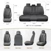 imageCoverado Car Seat Covers Front Covers for Cars Car Seat Cover Front Seats Automotive Seat Cover Waterproof Leather Car Seat Cushion Universal Interior Covers Seat Protectors for Most CarsGray