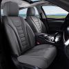 imageCoverado Car Seat Covers Front Covers for Cars Car Seat Cover Front Seats Automotive Seat Cover Waterproof Leather Car Seat Cushion Universal Interior Covers Seat Protectors for Most CarsGray