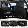 imageCoverado Car Seat Covers Front Covers for Cars Car Seat Cover Front Seats Automotive Seat Cover Waterproof Leather Car Seat Cushion Universal Interior Covers Seat Protectors for Most CarsBlackGray