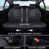 imageCoverado Car Seat Covers Front Covers for Cars Car Seat Cover Front Seats Automotive Seat Cover Waterproof Leather Car Seat Cushion Universal Interior Covers Seat Protectors for Most CarsBlack
