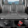 imageCoverado Chevy Chevrolet Silverado GMC Sierra Seat Covers Custom Fit for 20072025 1500 20152025 2500HD 3500HD Crew Double Extended Cab Truck Faux Waterproof Leather Seat Covers Front BlackGray