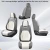 imageCoverado Car Seat Covers Front Seats Luxury Leather Seat Covers for Cars Automotive Car Seat Covers Protector Universal Fit Most Sedans SUVs Pickup Trucks Interior AccessoriesGaryampampWhiteWhiteGray