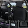 imageCoverado Car Seat Covers Full Set Automotive Seat Covers Car Seat Protector Car Seat Cushion Waterproof Leather Seat Covers for Cars Universal Fit for Most Sedans SUV Pickup TruckBlackampampRedBlackPurple